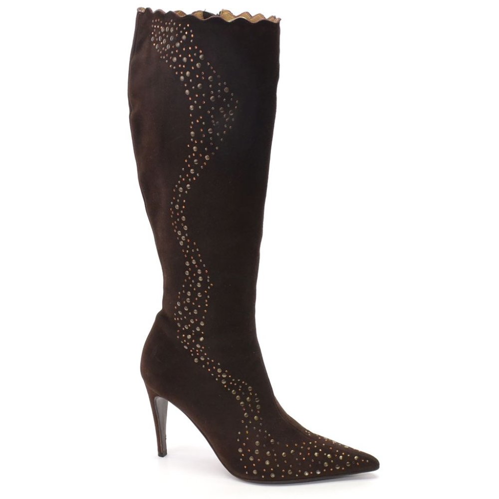 Fratelli Rossetti Tall Stud Decorated Boot size 37
